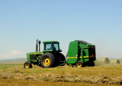 tractor-and-hay-baler